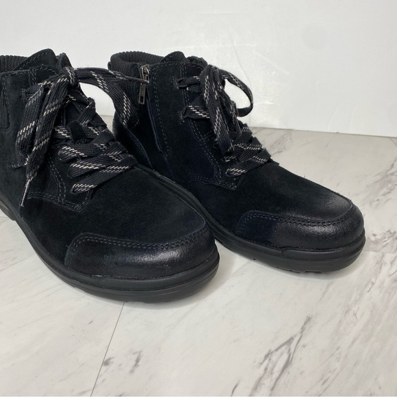 UGG Hapsburg Black Lace Up Ankle Boot 9 - Picture 9 of 15